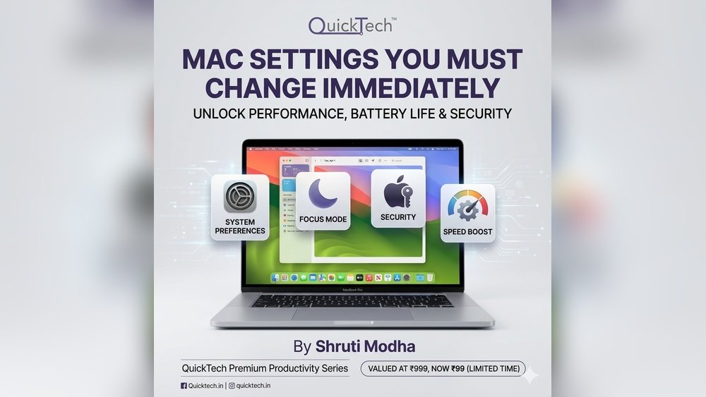 MacOS Settings You Should Change Immediately for Better Performance